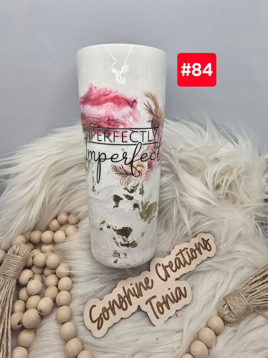 #84- Live Sale 09/14/2025 - 24 oz. Dual Flip: Pink Elegance Perfectly Imperfect