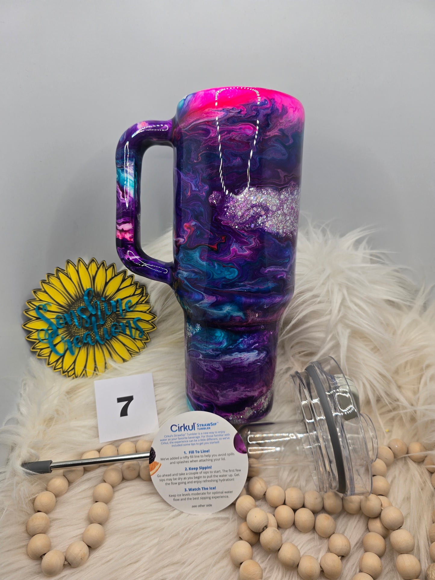 #7 - 40oz handle Cirkul tumbler - FAFO Technique