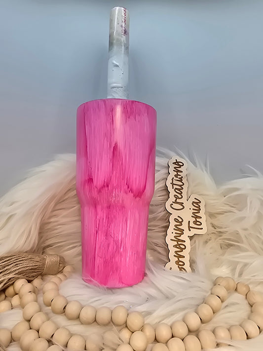 LIVE HYDRO DIP BASE 2/21/2025 -30oz Curve- Pink Woodgrain