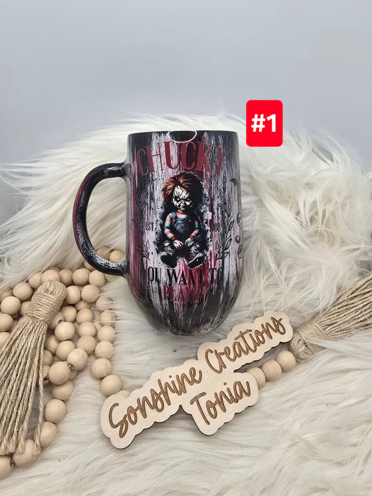 #1- Live Sale 09/14/2025 - 16 oz. Coffee Mug: Chucky