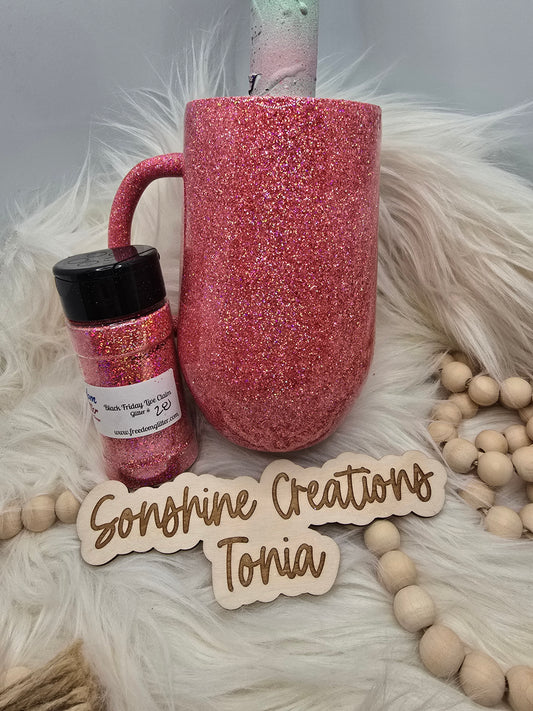 Live Hydrodipping base 1/12/2026  7pm cst live- 16oz Coffee mug- Freedom Glitter: BF #28