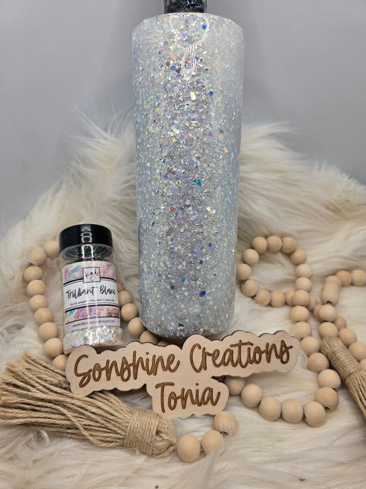 Live Hydrodipping base 6/16/26  7pm cst live- 20oz Skinny- KGD: Trilliant Blanc