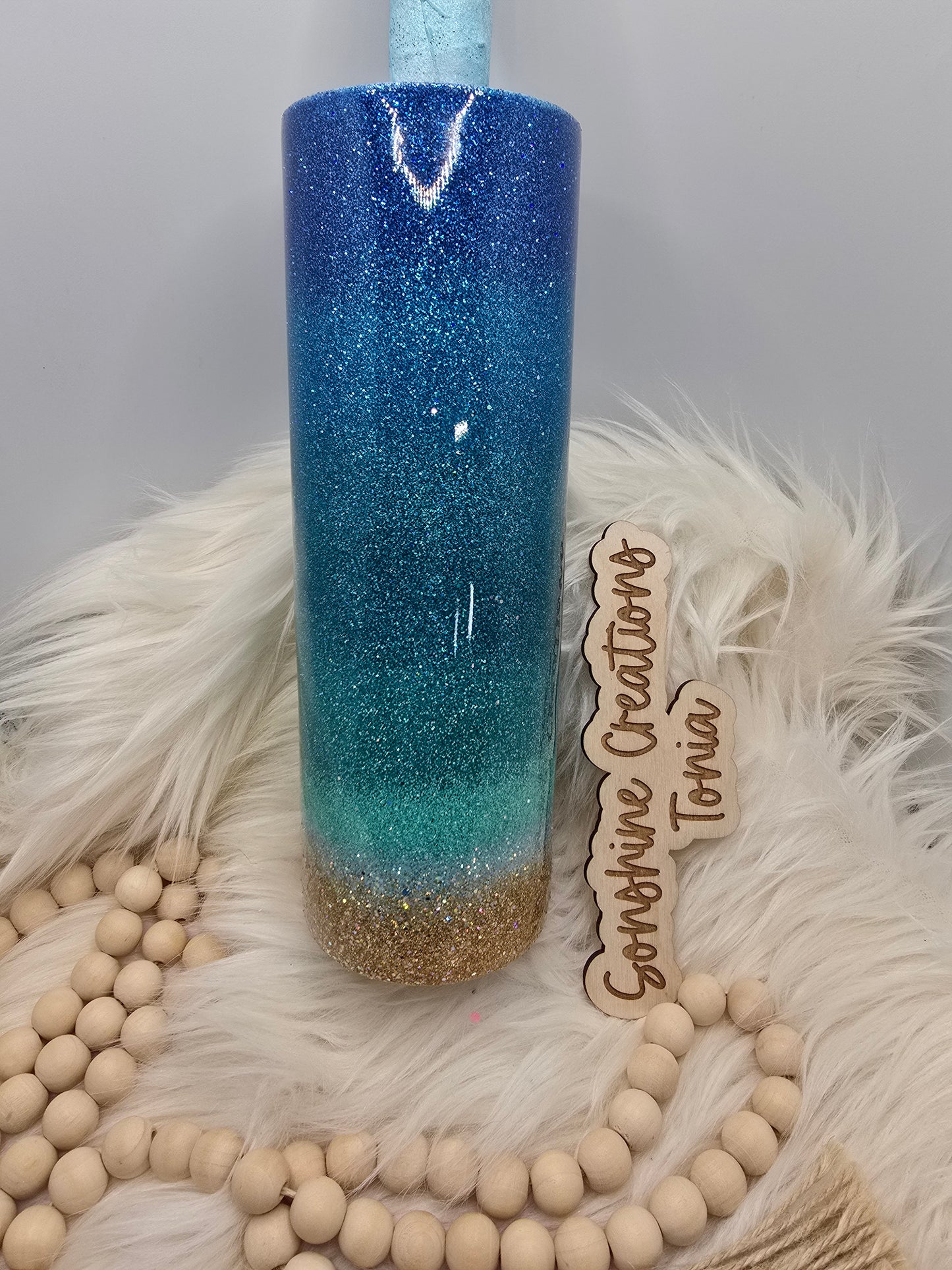 6/17/25 7pm cst live- Custom Tuesday-  30oz skinny- Beach ombre