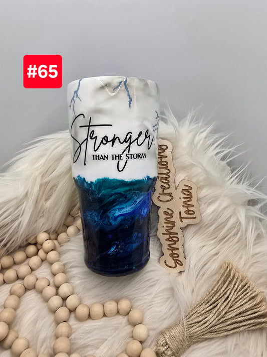 LIVE SALE 5/042025 - #65- 30oz Curve: Stronger than the storm