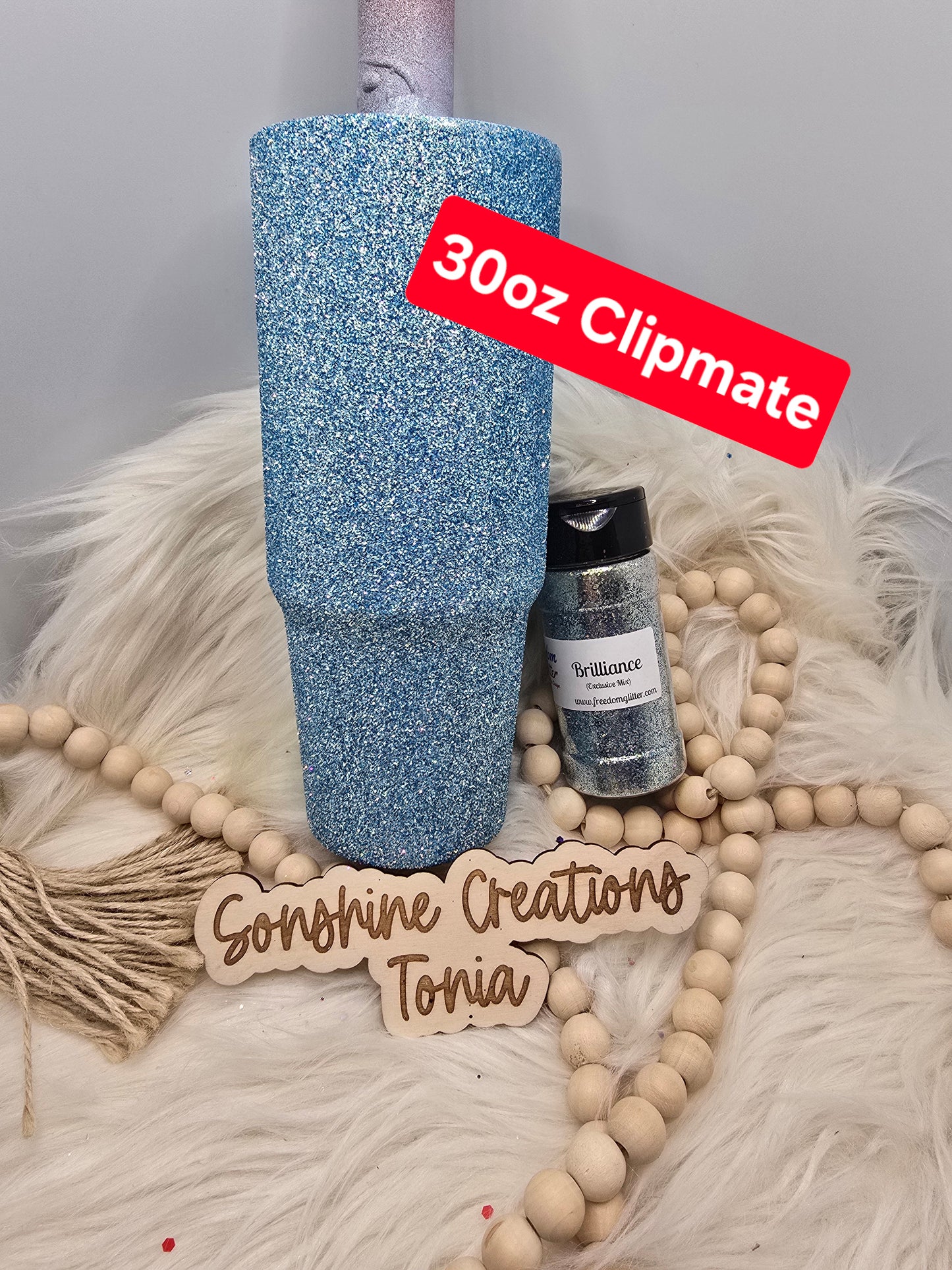 11/11/25  7pm cst live- Custom Thursday- 30oz Clipmate- Freedom Glitter: Brilliance