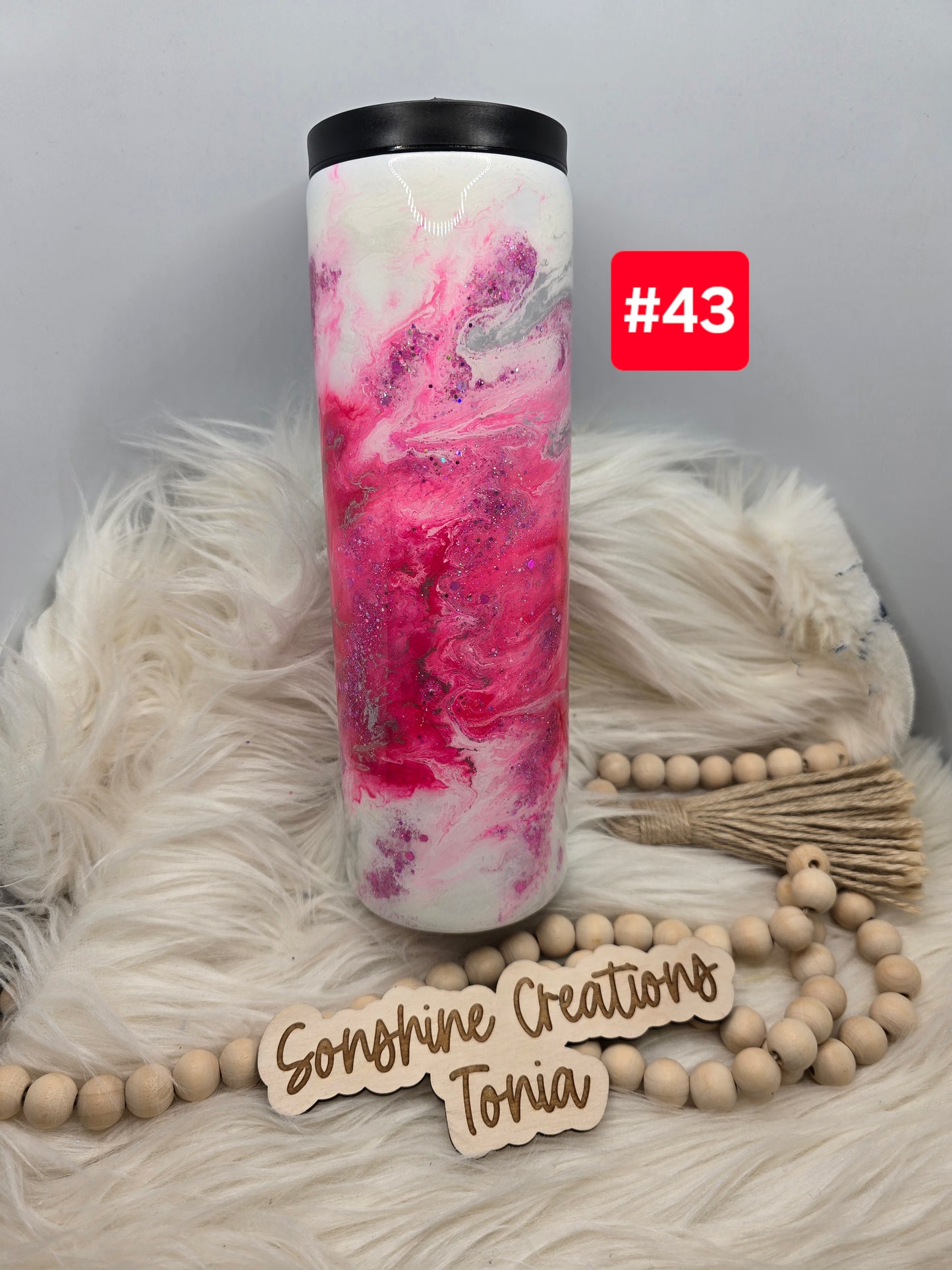 #43 Live Sale 5/03/2026 - 30oz duo skinny- Pink glow colormelt