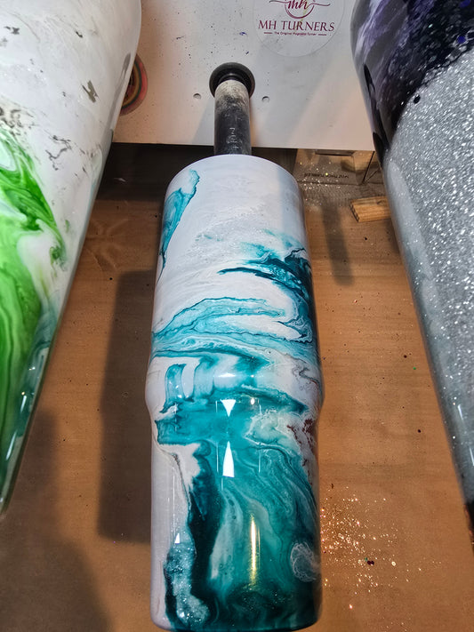 9/18/25 Tonia's Live Creations -30oz Clipmate- Teal Copper elegance