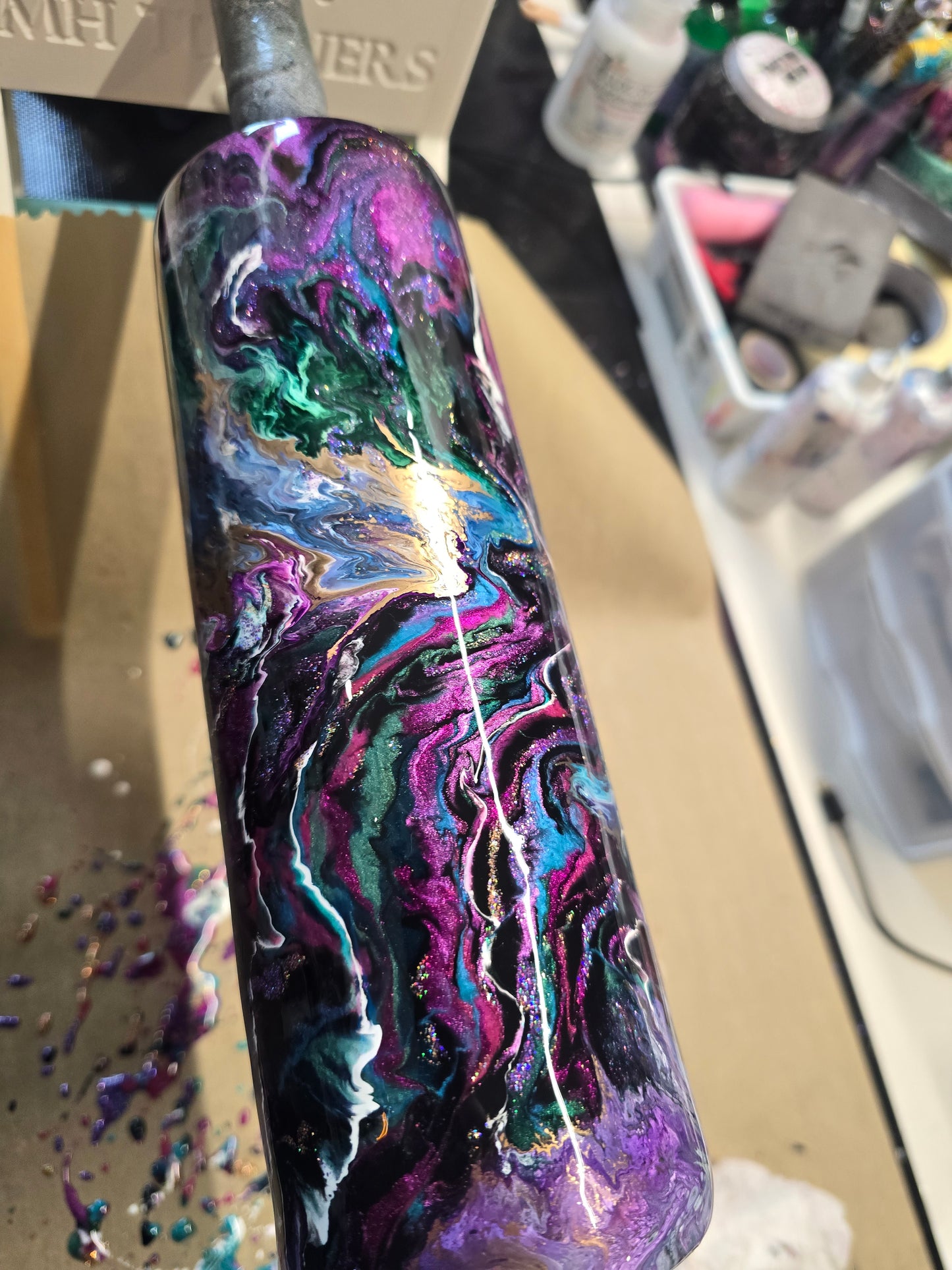 30oz skinny- Jewel Mashup