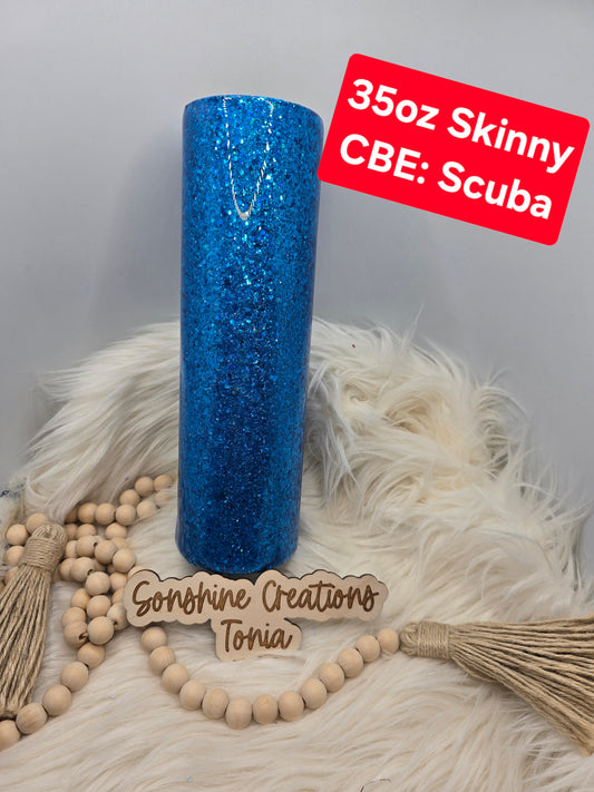 LIVE HYDRO DIP BASE 10/10/2025-  35oz Skinny- CBE: Scuba