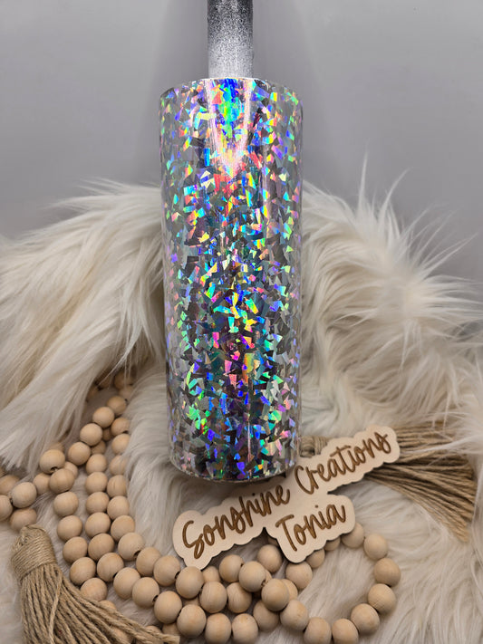 LIVE HYDRO DIP BASE 4/16/2025-  30oz thick- Silver holographic foil