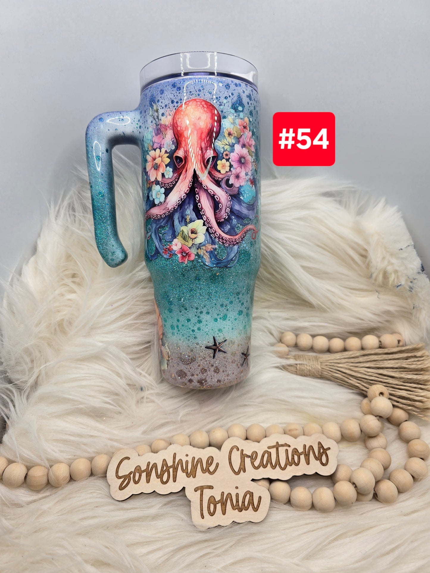 #54 Live Sale 5/03/2026 - 30oz Grippy- Octopus beach power wash