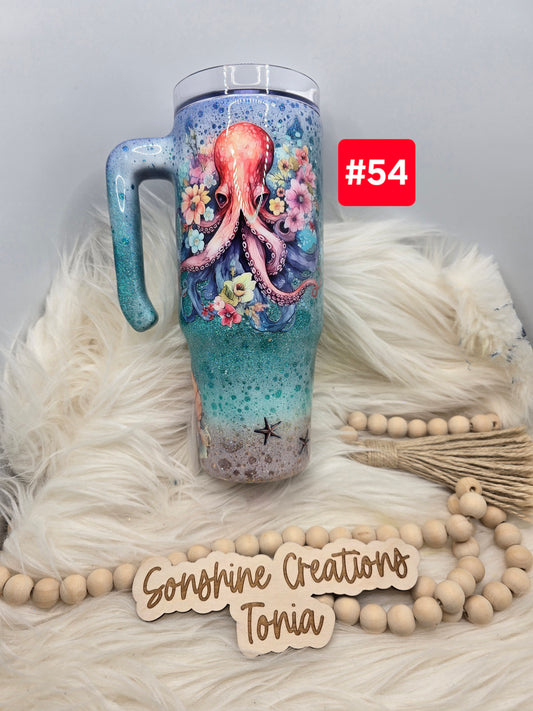 #54 Live Sale 5/03/2026 - 30oz Grippy- Octopus beach power wash