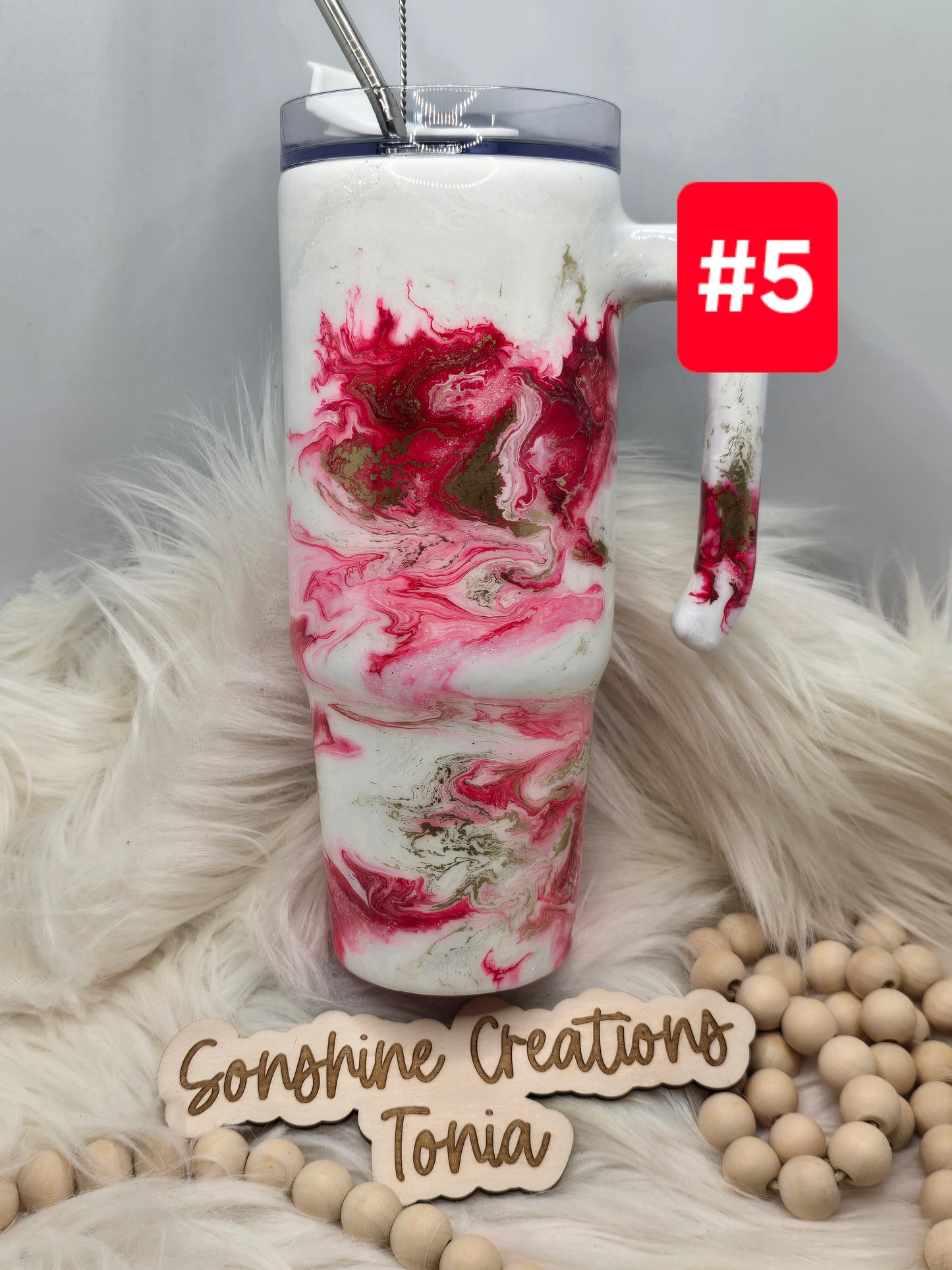 #5 Live Sale 2/01/2026 - 30oz Grippy- Cardinal- Red elegance