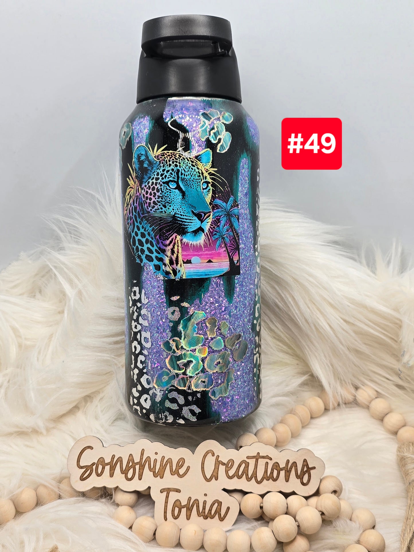 #49 Live Sale 2/01/2026 - 32oz Hydro - Leopard distressed