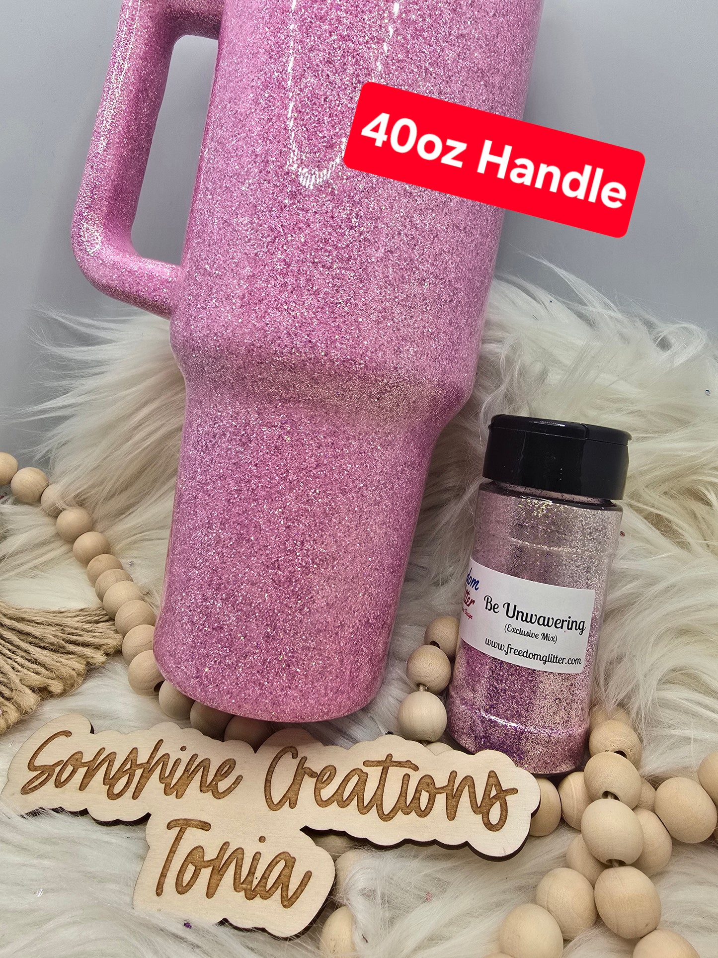 11/13/25  10am cst live- Custom Thursday- 40oz Handle- Freedom Glitter: Be Unwavering
