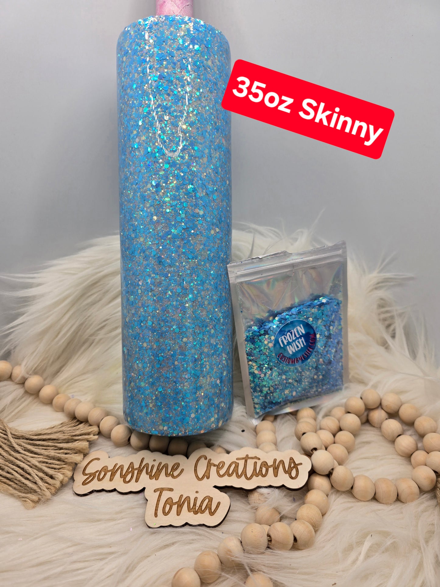 Live Hydrodipping base 11/18/25  10am cst live-  35oz Skinny- CBE: Frozen Wish