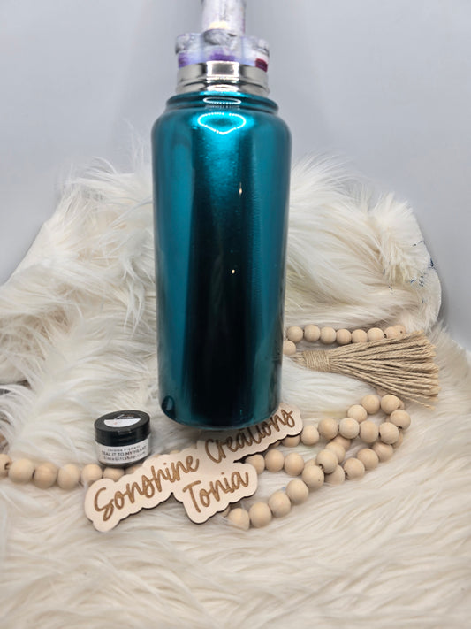 Live Hydrodipping base 4/23/26  7pm cst live- 32oz Hydro sport duo- Siete pigment- Teal it to my heart