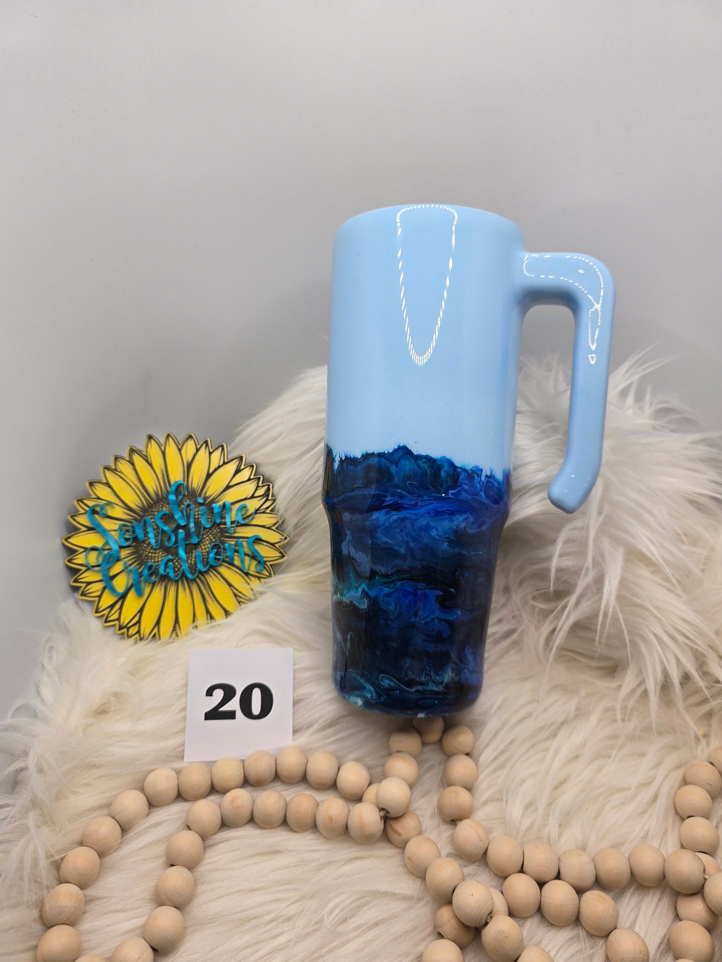 #20 - 30oz Grippy - Storm with Lighthouse