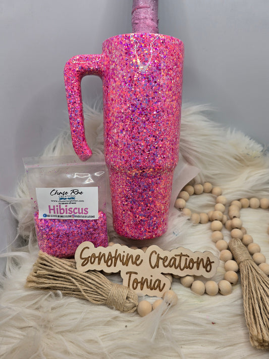 Live Hydrodipping base 6/16/26  7pm cst live- 30oz Grippy- Chase Rae: Hibiscus