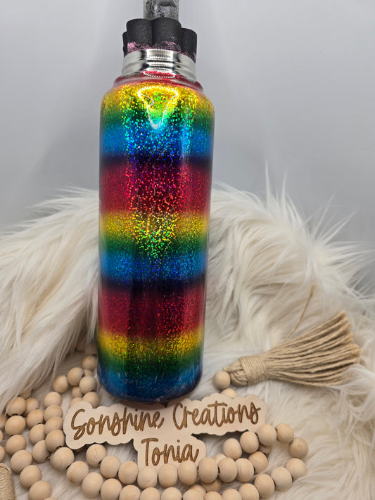 LIVE HYDRO DIP BASE 4/27/2025-  40oz Hydro Duo- Holographic Rainbow