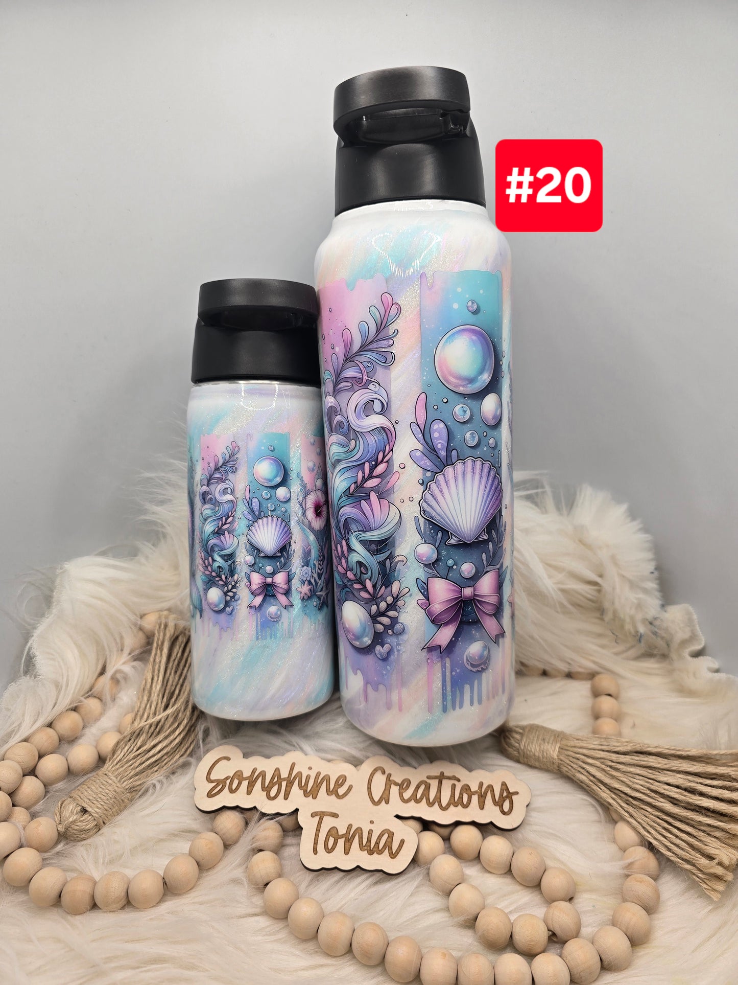 #20  Live Sale 3/15/2026 - 40oz Hydro duo and 18oz Hydro Duo set- Mermaid set