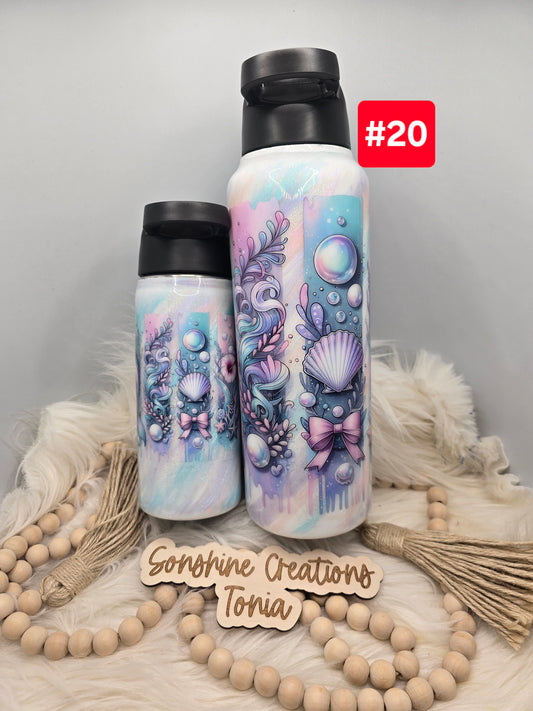 #20  Live Sale 3/15/2026 - 40oz Hydro duo and 18oz Hydro Duo set- Mermaid set