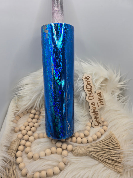 LIVE HYDRO DIP BASE 06/16/2025- 35oz Duo- Holographic Blue Pebble foil