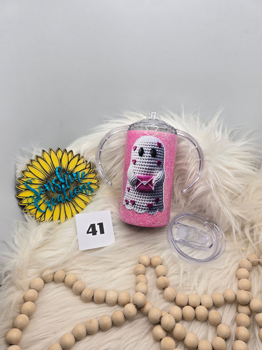 #41 - 12oz Sippy Duo - Sweater Ghost