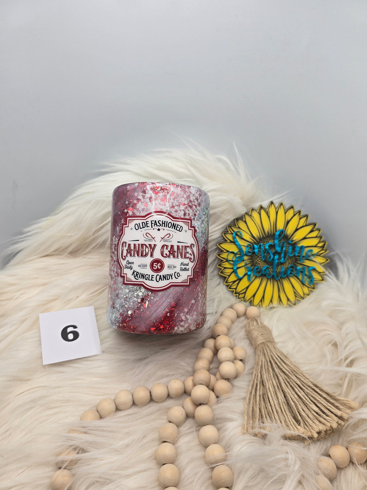 #6 - 14oz Thick - Candy Cane - Milkyway
