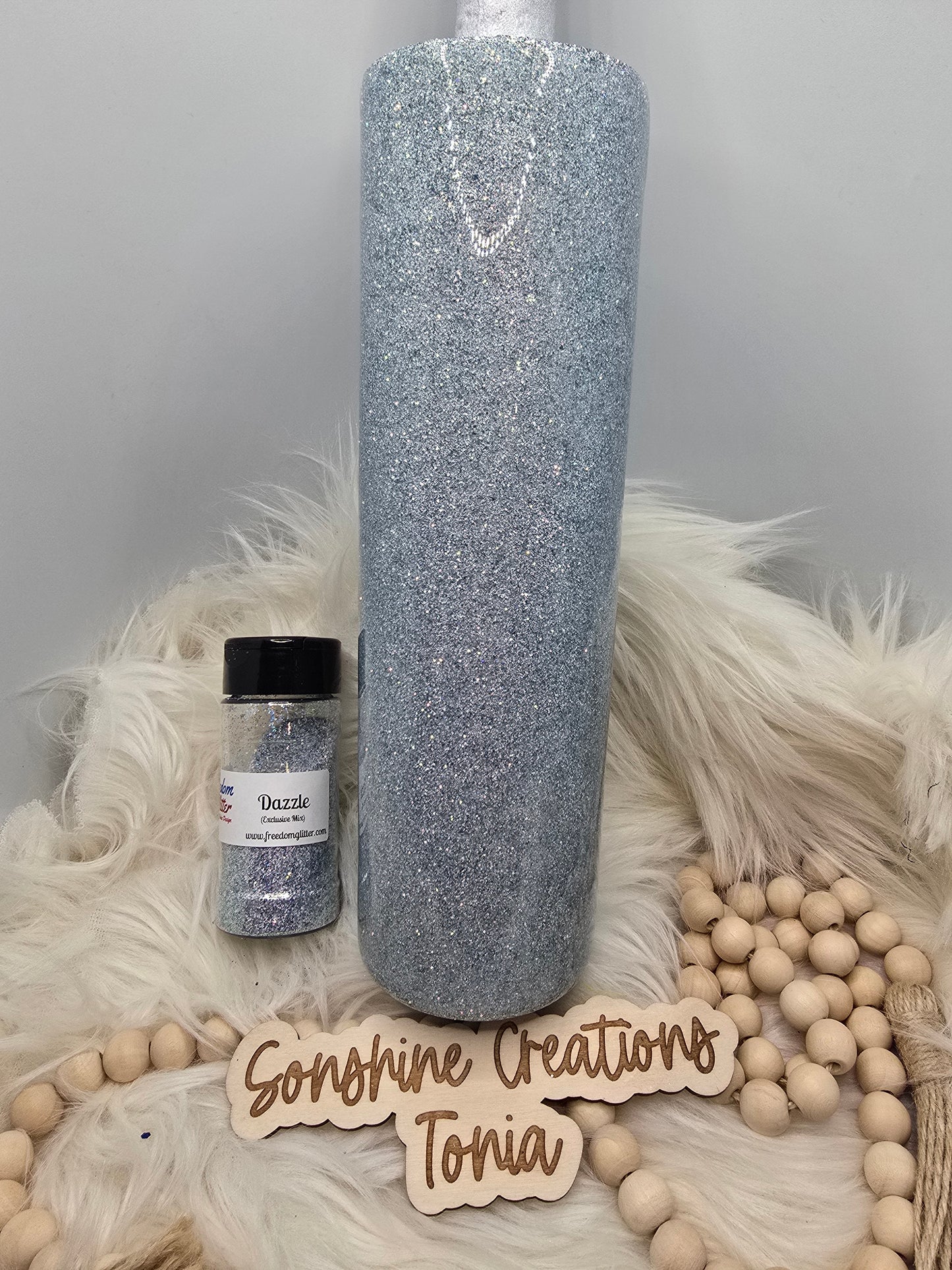 Live Hydrodipping base 1/16/26  10am cst live- 35oz Skinny- Freedom Glitter: Dazzle