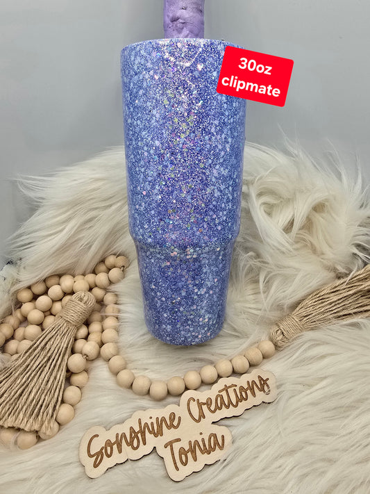 LIVE HYDRO DIP BASE 08/18/2025- 30oz Clipmate- Freedom Glitter: Simply Beautiful