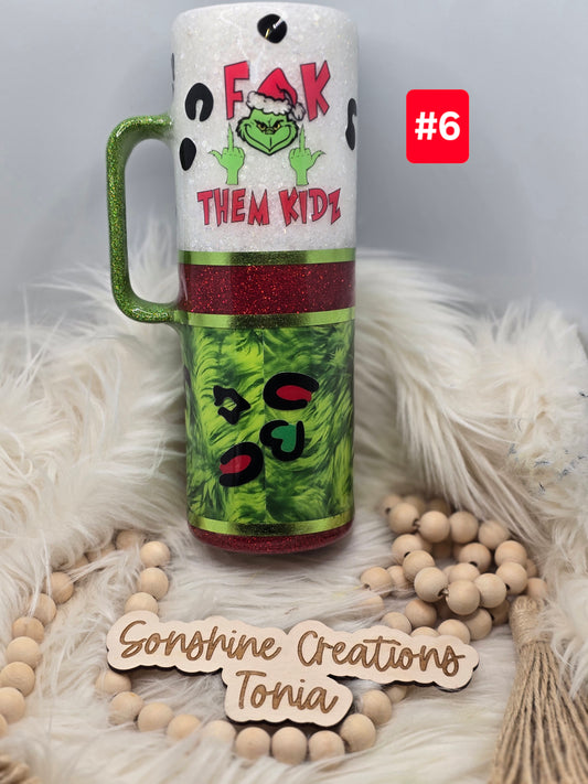 #6--Live Sale 12/07/2025 - 30oz Hoggdle- Green Man- fuk them kidz