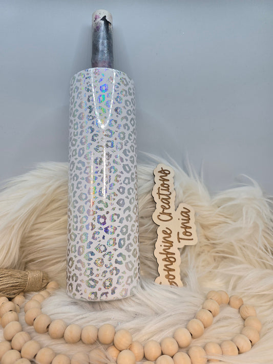 LIVE HYDRO DIP BASE 2/21/2025 -30oz Skinny- Foil Snow cheetah