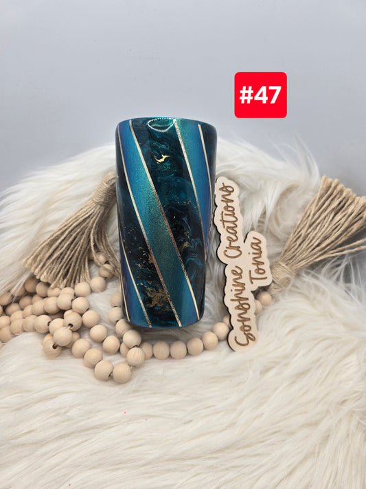 #47- Live Sale 07/13/2025- 4 in 1- Teal gold Twisted Chaos