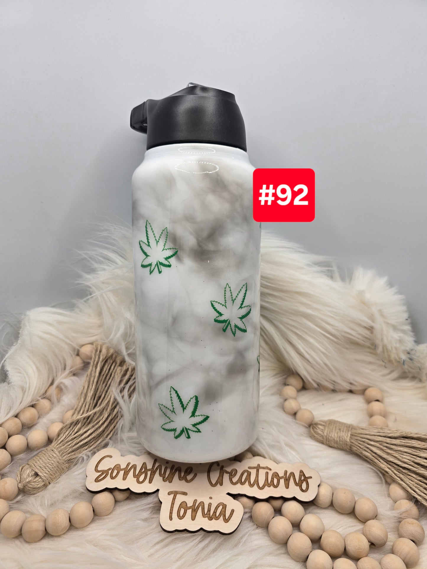 #92 Live Sale 3/15/2026 - 32oz Hydro duo- 420- Weed is my therapy