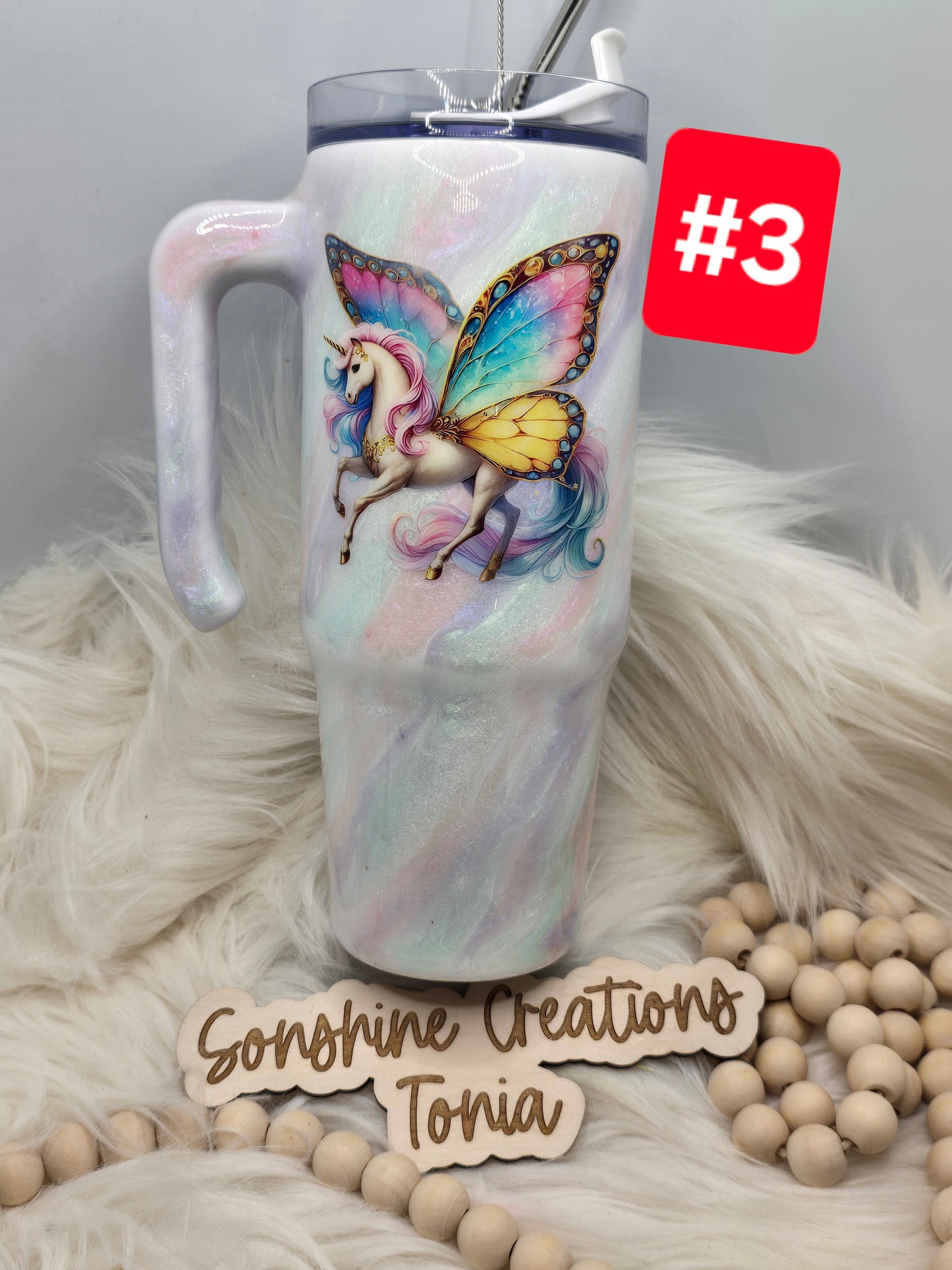 #3 Live Sale 2/01/2026 - 30oz Grippy-Unicorn Heavenly milky way