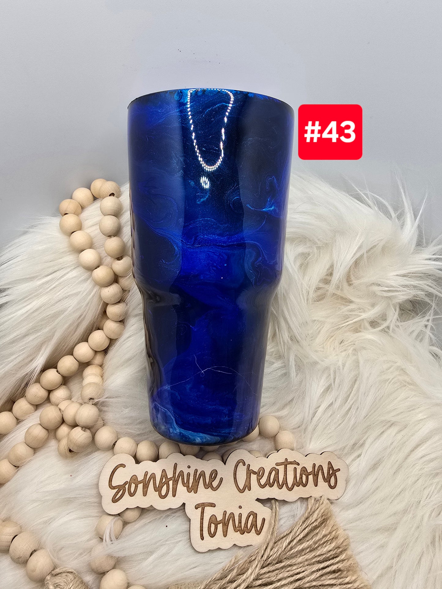 #43- Live Sale 07/13/2025 -  30oz Curve- Cobalt Sky