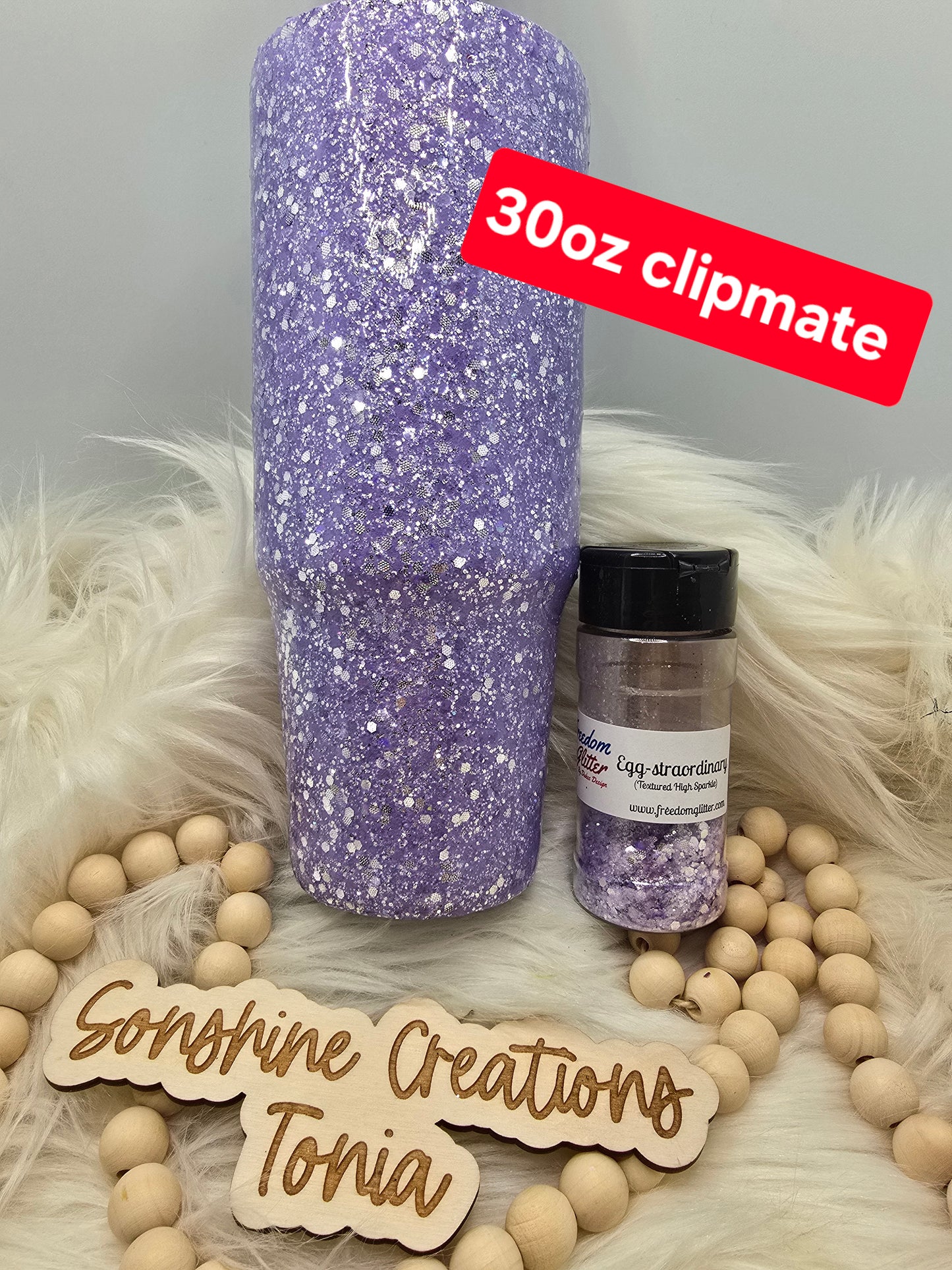 Live Hydrodipping base 12/01/25  7pm cst live-  30oz Clipmate- Freedom Glitter: Egg-straordinary