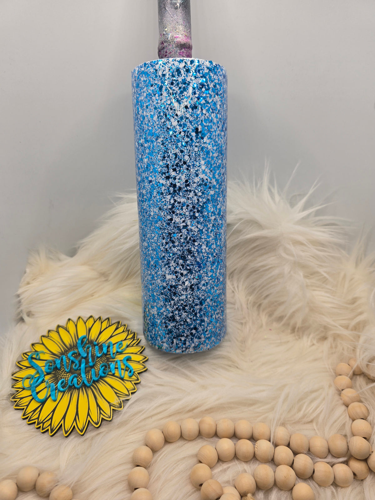 Live Hydrodipping base 9/03/26  11am cst- 30oz Skinny - Exclusive Blue & White Mix