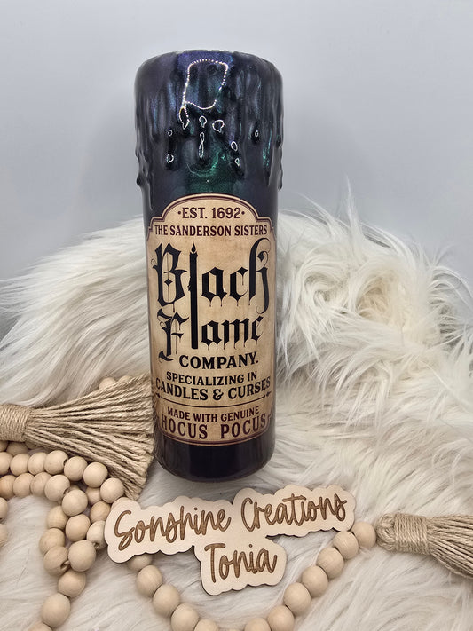 10/03/25 Tonia's Live Creations - 30oz Skinny - Black Flame