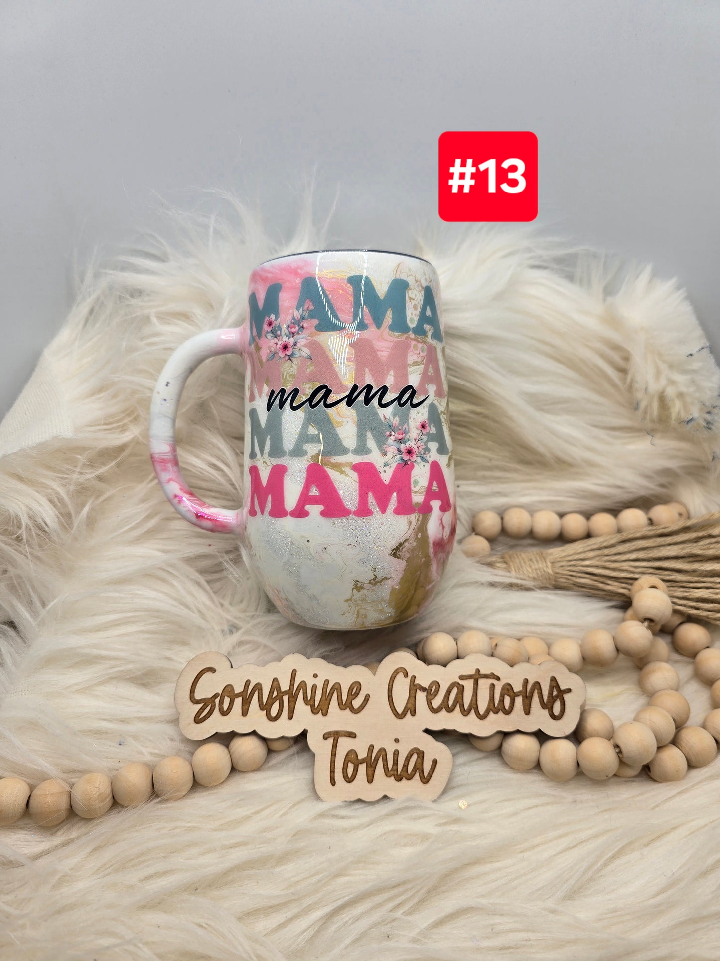 #13 Live Sale 5/03/2026 - 16oz Coffee Mug- Mama