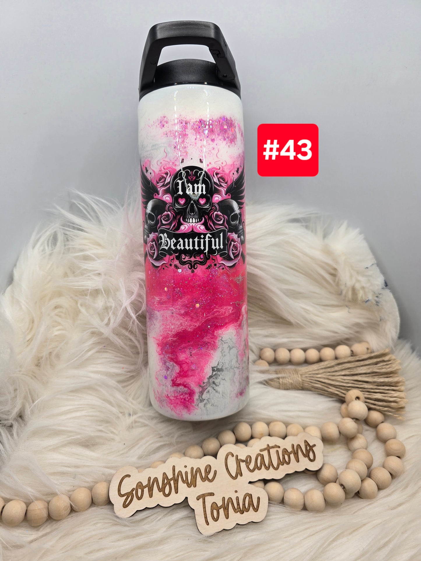 #43 Live Sale 5/03/2026 - 30oz duo skinny- Pink glow colormelt