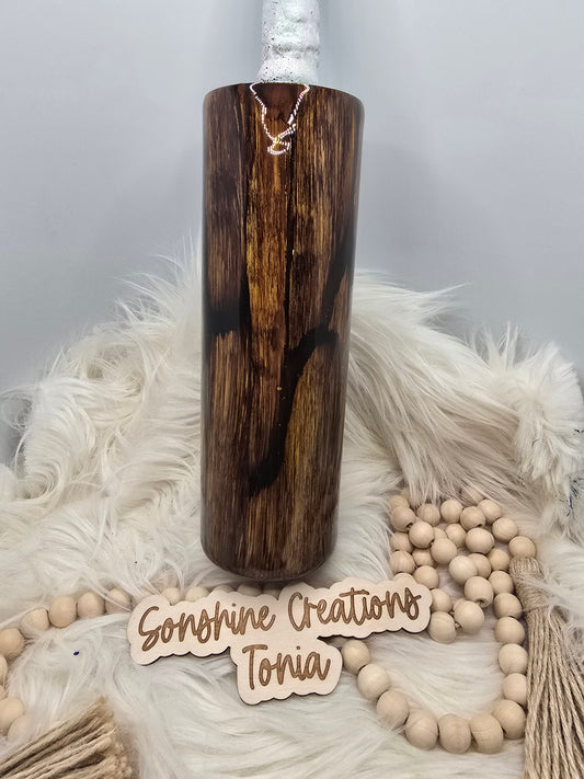 Live Hydrodipping base 1/16/26  10am cst live- 30oz Skinny- Teakwood Woodgrain