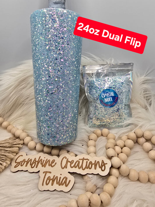 Live Hydrodipping base 11/18/25  10am cst live-  24oz Dual Flip- CBE: Crystal Noel