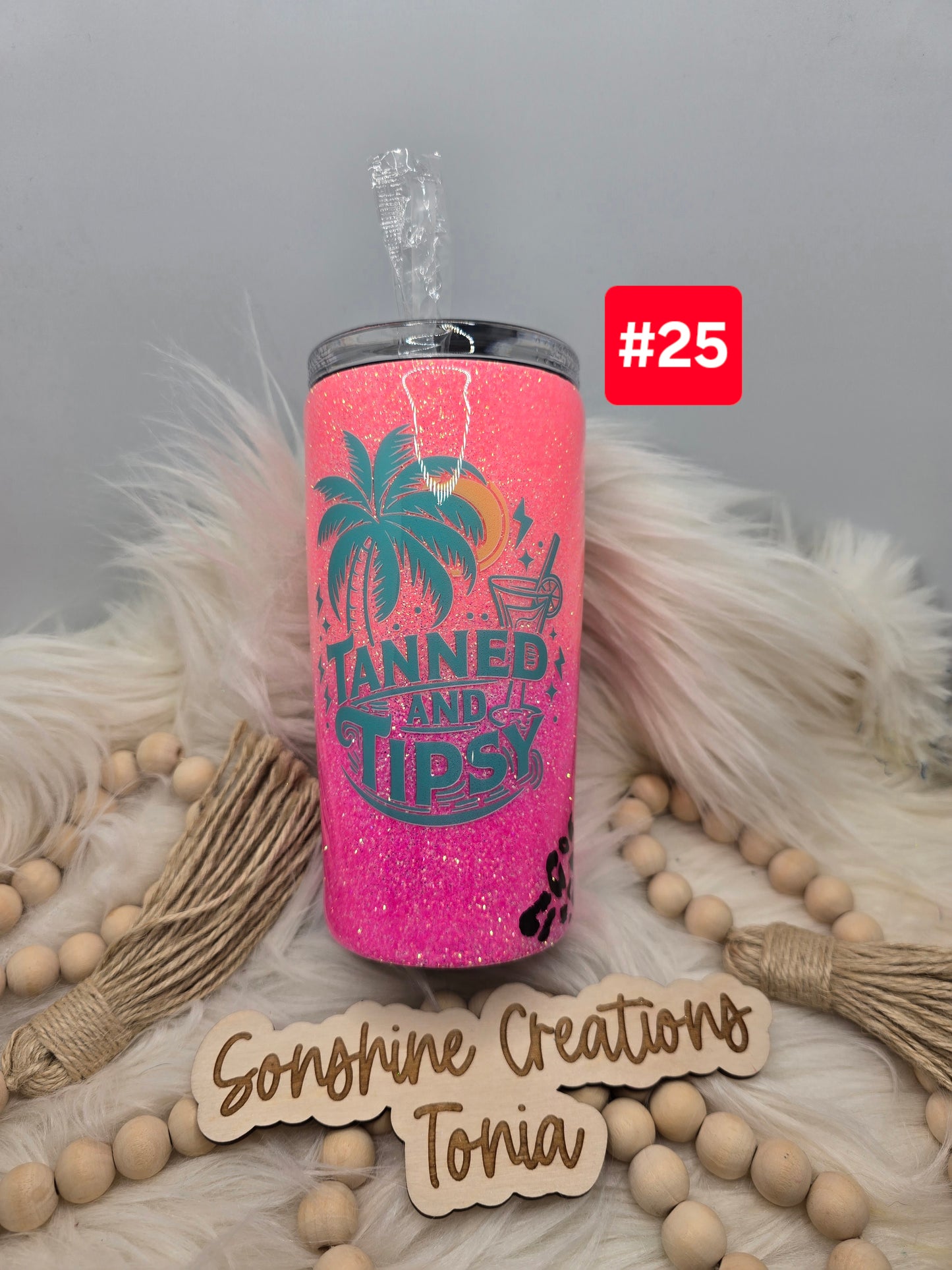 #25  Live Sale 3/15/2026 - 4 in 1 Can Coozie- Tanned and Tipsy