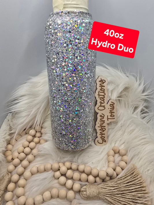6/24/25 7pm cst live- Custom Tuesday-  40oz Hydro Duo Sport- Freedom: Glitz & Glam