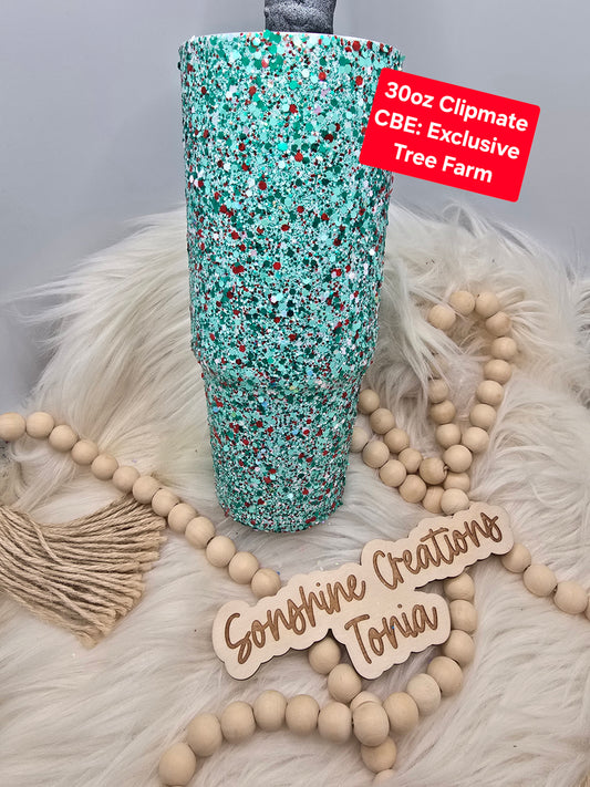 LIVE HYDRO DIP BASE 11/04/2025- 30oz Clipmate- CBE: Tree Farm