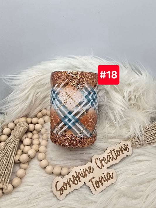 #18- Live Sale 09/14/2025 - 14 oz. Thick: Fall Plaid