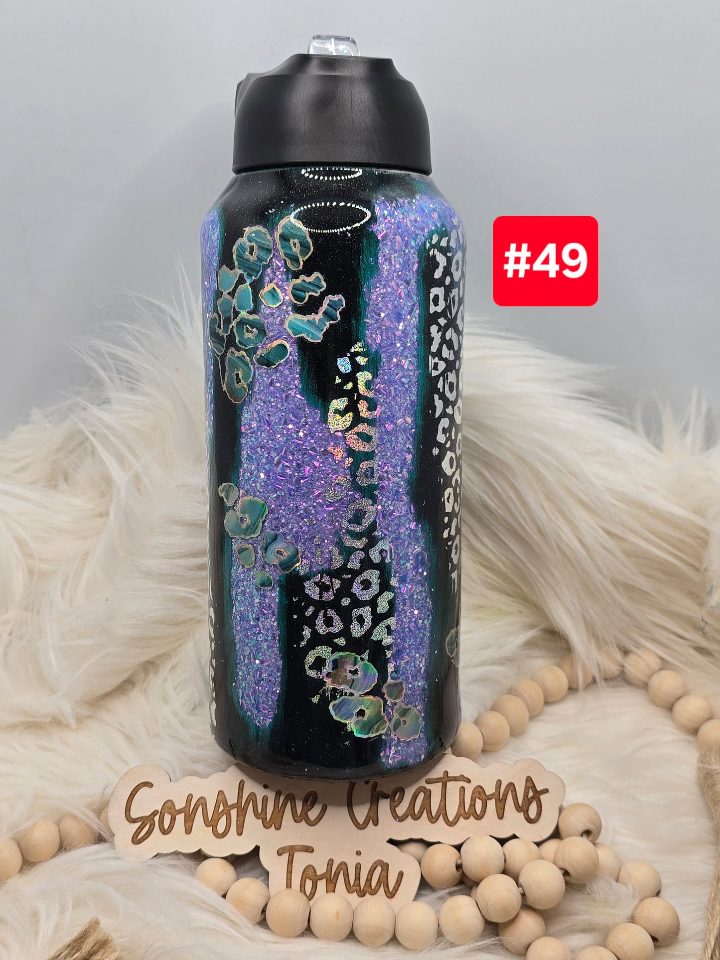 #49 Live Sale 2/01/2026 - 32oz Hydro - Leopard distressed