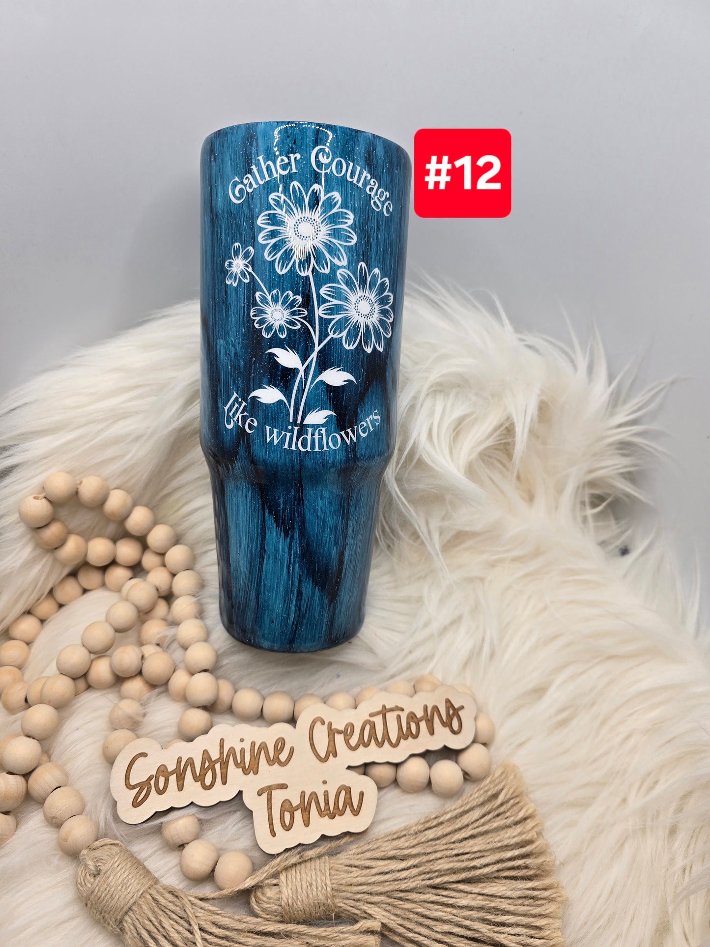 #12- Live Sale 07/13/2025 - 30oz Clipmate- Daisey's "Grow Through what you go through"